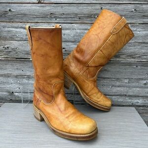 Vntg. DINGO ACME SQUARE TOE BOOTS